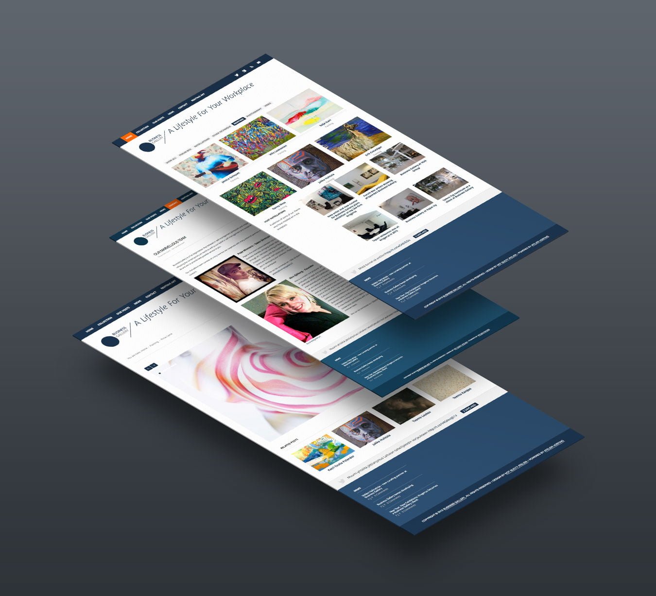 business gallery website