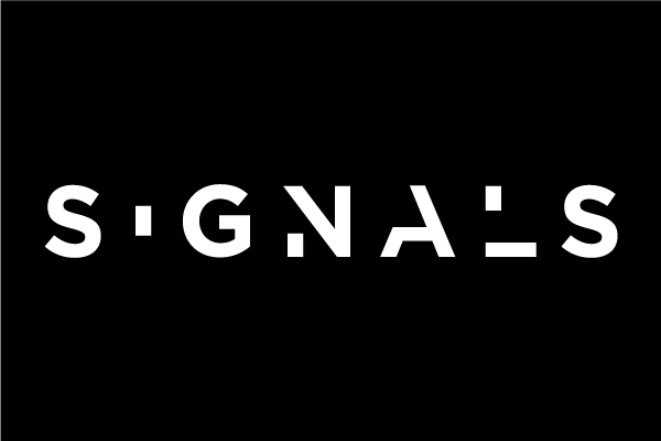 signals logo on black